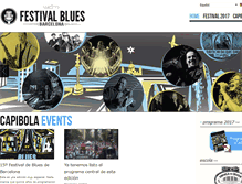 Tablet Screenshot of festivalbluesbarcelona.com